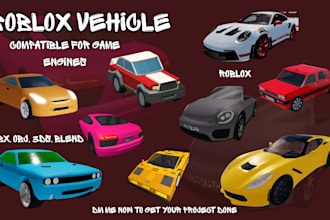 develop roblox vehicle model, script with realistic interior for driving systems