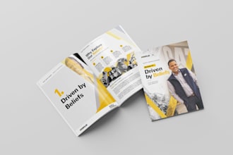 design an annual report, esg report and company profile