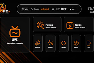 rebrand iptv app with admin panel and logo