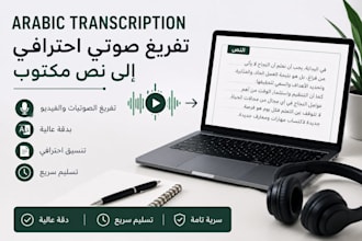 accurately transcribe arabic audio and video to text