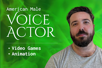 voice a video game character with range and personality