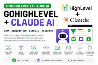 gohighlevel ai automation with claude ai CRM workflows claude html ghl