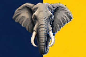 trace and vectorize ai generated logo