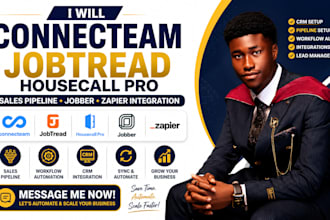 connecteam jobtread housecall pro sales pipeline jobber zapier integration