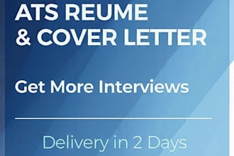 write professional ats resume and CV for job seekers