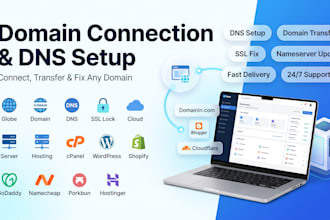 connect domain, fix and transfer any domain to any website