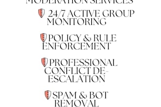 be your online community moderator and rule enforcer