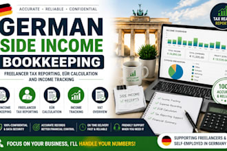 do german side income bookkeeping, freelancer tax reporting, eÜr calculation