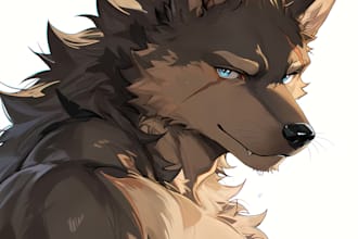 create custom furry art, anthro characters