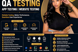 do QA testing, app testing, website testing