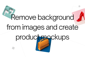 remove background from images and create product mockups