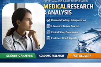 help with medical research and professional medical writing
