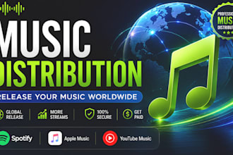 distribute your music to spotify apple music and all streaming platforms