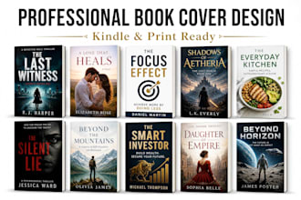 create book cover illustration, book cover art, cover design, fantasy book cover