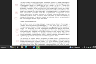 write global perspective o level individual report and reflective paper