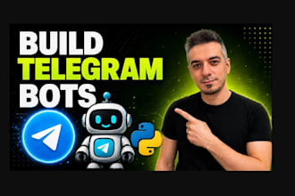 custom telegram bot in python for crypto trading and automation