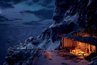 create biome asset packs cave forest desert and snow environments