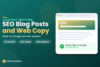 write SEO blog posts and website copy that convert