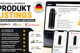 do german amazon product SEO listing, kaufland listing, german ebay listing