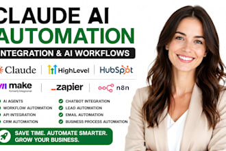 setup claude ai hubspot gohighlevel automation, ai workflow, API integration