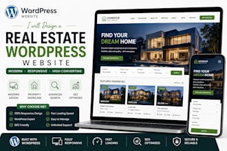 design real estate agent website in wordpress, wordpress with idx, mls