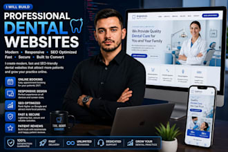build a modern dental clinic website