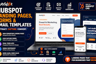 build hubspot landing pages forms and email templates