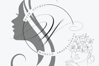 design a luxury logo for your salon