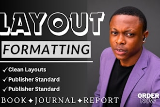 design and format your book layout for print and digital publishing