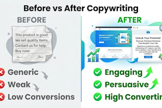 write high converting copy for websites ads and emails