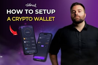 help you set up bitcoin wallet and learn crypto step by step
