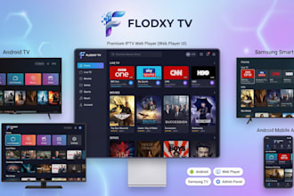 custom branded iptv app for streaming web player samsung app rebrand with panel