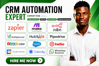 setup gohighlevel n8n make come zapier workflow ai automation go high level crm