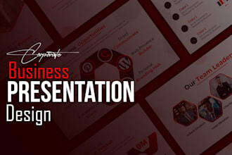 create business powerpoint presentation, google slides and canva pitch deck