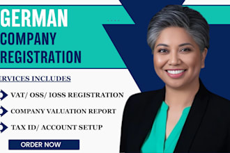 do company registration, gmbh setup business formation and vat id