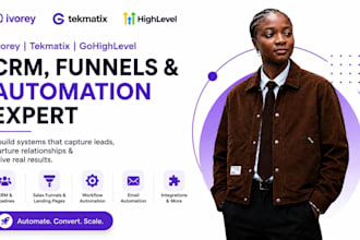 setup ivorey tekmatix gohighlevel pipelinepro sales funnel CRM automation
