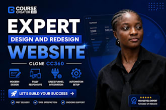 setup cc360 website funnel membership and automation