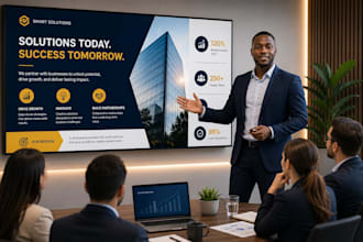 design a professional sales presentation sales presentation in powerpoint