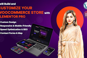 build and customize your woocommerce online store