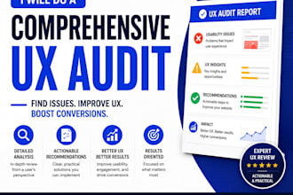 audit your website UX to improve usability and conversions
