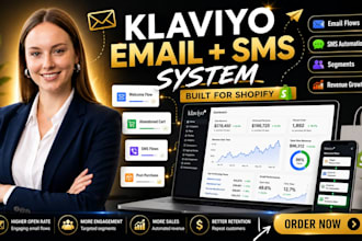 build your shopify klaviyo email and sms system