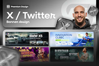 design premium and professional x twitter banner