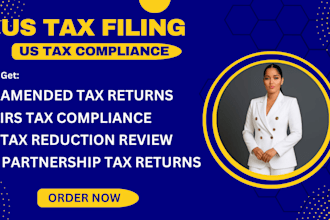 file US tax service US tax amendment compliance partnership tax, tax reduction