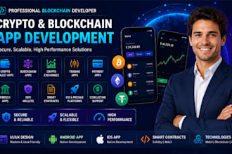 do app development, transfer, wallet app, blockchain exchange and cryptocurrency
