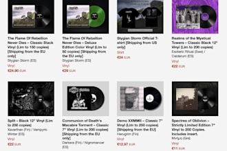 manage your music physical media supply chain, and logistics