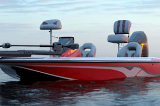 create realistic 3d boat model, 3d ship model, yacht model