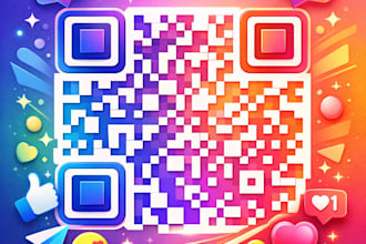 design de qr code personalizado e criativo