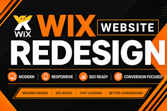 redesign, revamp wix website for better conversions