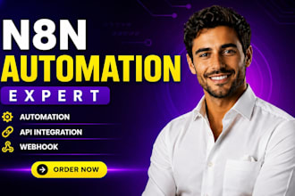 build n8n ai agent, n8n automation, n8n workflow, and ai workflow auto purchase
