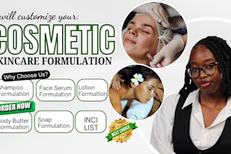 cosmetic formulation, skincare formulation, organic cosmetic product development